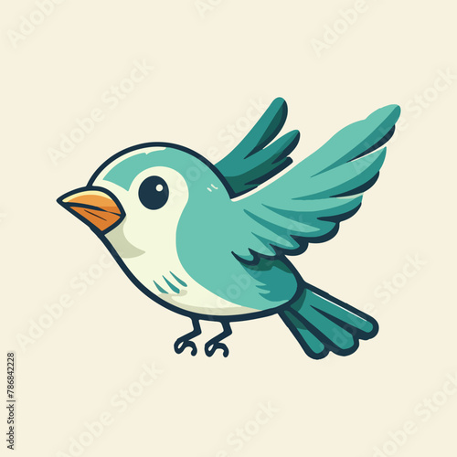 vector beautiful bird