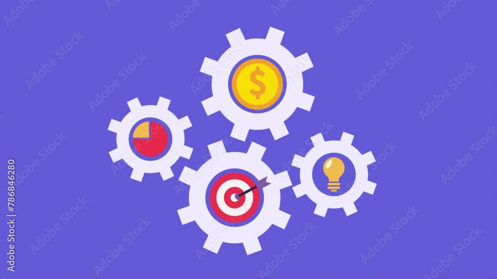 Animated video Comparing business process concept. Full length animation illustration. High quality 4k footage Animated video Comparing business process concept. Full length animation illustration. High quality 4k footage