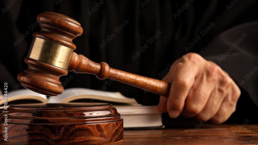 © kimly - A gavel being used in a ceremonial capacity. © kimly - A gavel being used in a ceremonial capacity.