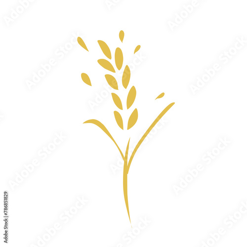 Agriculture wheat Logo