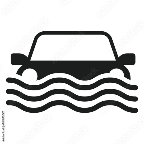 Auto crash signs. Broken cars signs collection. Vector illustration.