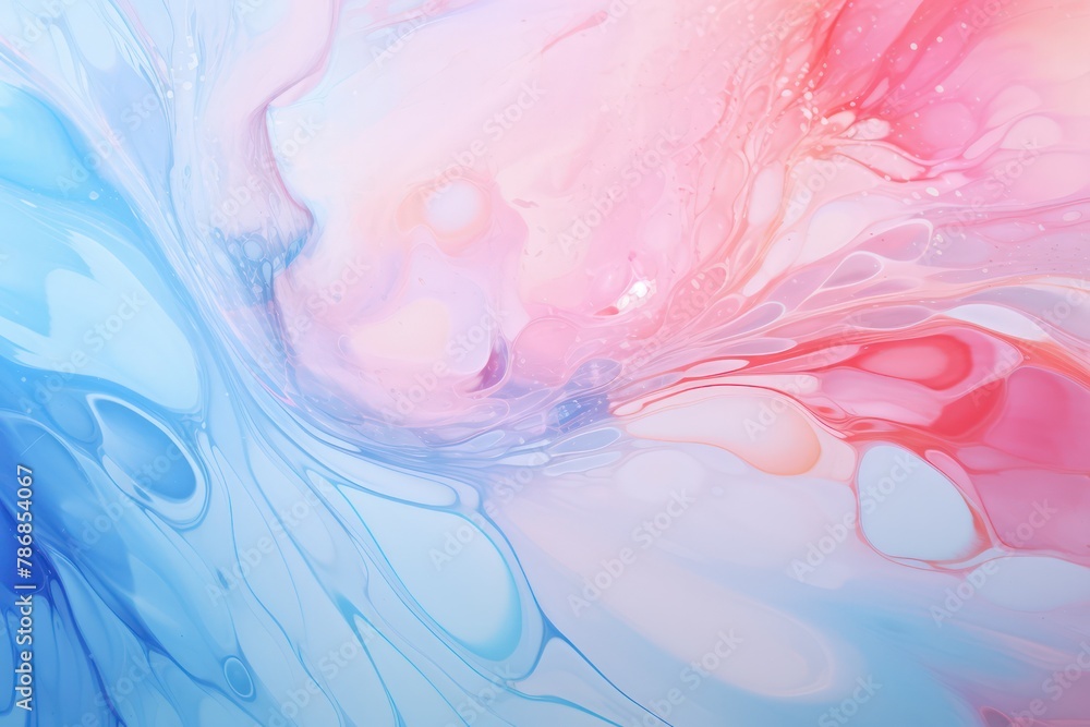 Pastel abstract background with oil and water