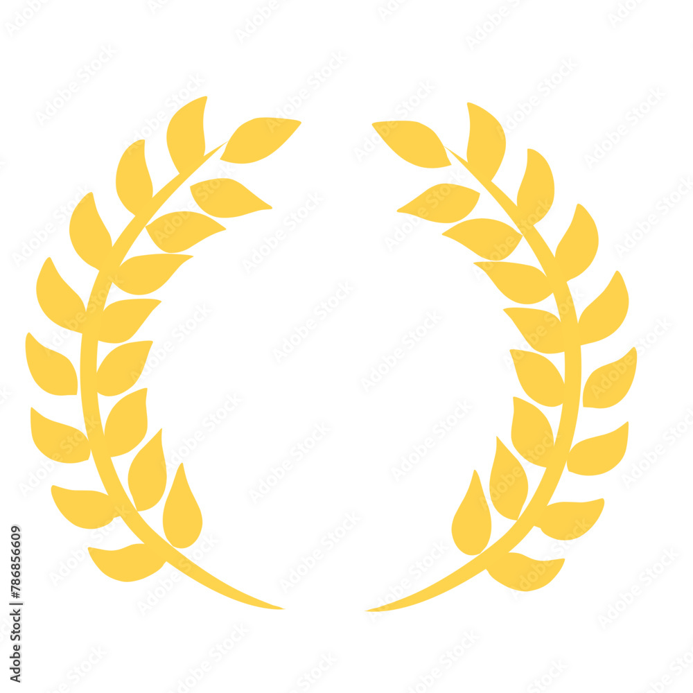 Wheat circle vector