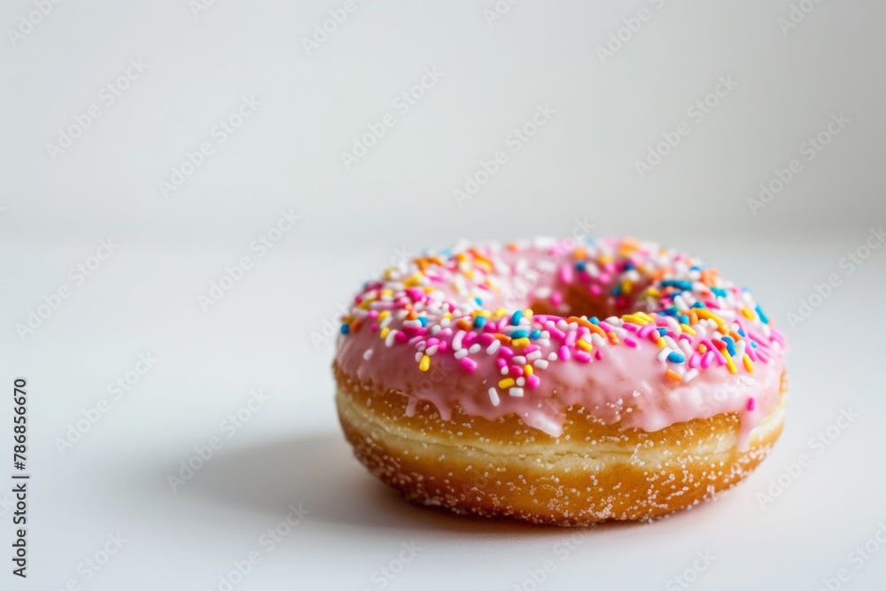 Donuts doughnuts with chocolate, marshmallow and sugar sprinkles on light background. Image for cafe menu, Banner Donuts doughnuts with chocolate, marshmallow and sugar sprinkles on light background. Image for cafe menu, Banner