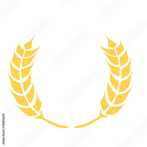 Wheat circle vector