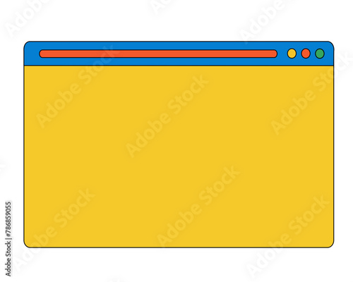 yellow folder icon, pop up window
