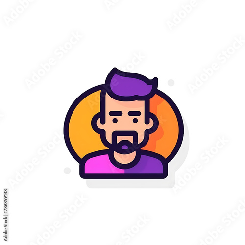 Wallpaper Mural  Employee Of The Month icon on white background Torontodigital.ca