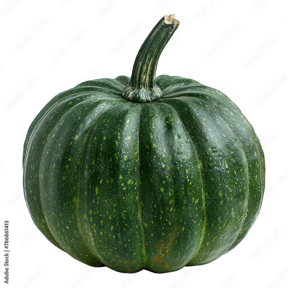 Green pumpkin isolated on white background Green pumpkin isolated on white background