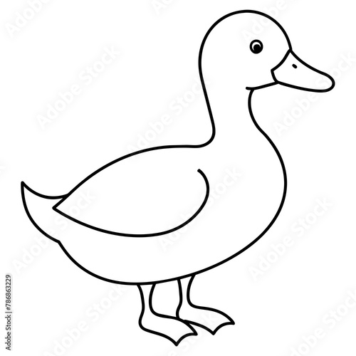 duck isolated mascot,duck silhouette,duck face vector,icon,svg,characters,Holiday t shirt,black duck drawn trendy logo Vector illustration,duck line art on a white background