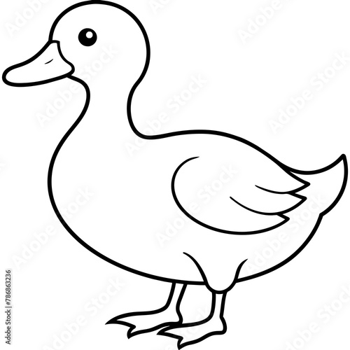duck isolated mascot,duck silhouette,duck face vector,icon,svg,characters,Holiday t shirt,black duck drawn trendy logo Vector illustration,duck line art on a white background