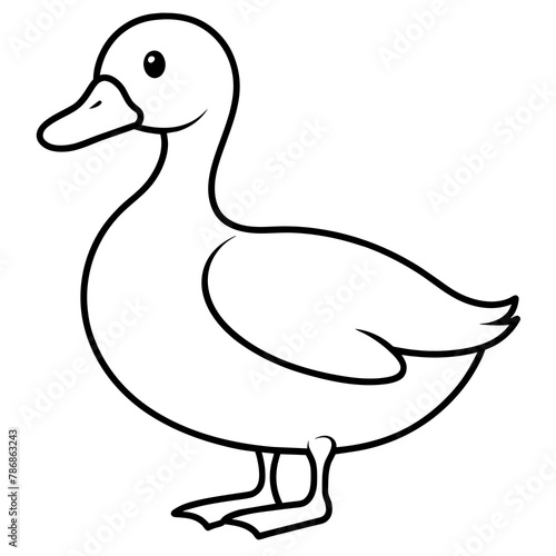 duck isolated mascot,duck silhouette,duck face vector,icon,svg,characters,Holiday t shirt,black duck drawn trendy logo Vector illustration,duck line art on a white background