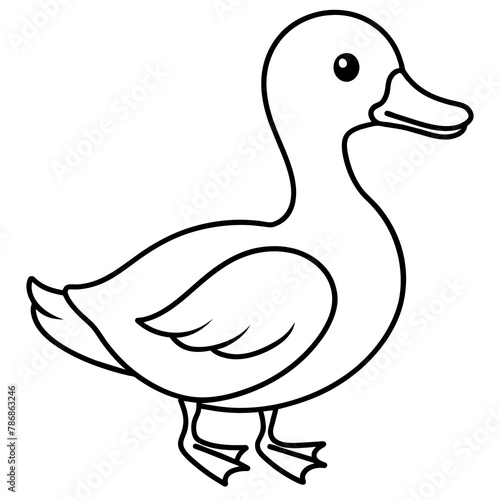 duck isolated mascot,duck silhouette,duck face vector,icon,svg,characters,Holiday t shirt,black duck drawn trendy logo Vector illustration,duck line art on a white background