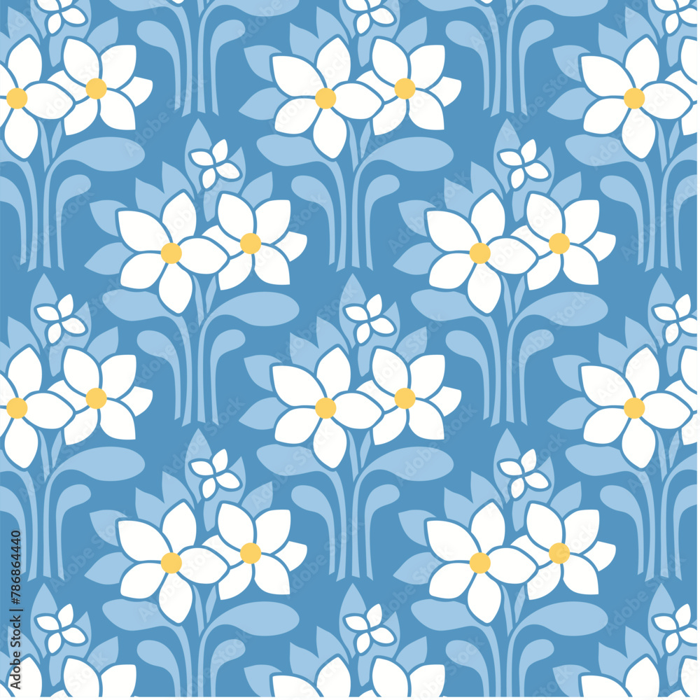 Elegant Flower Design In Fabric, Wallpaper And Textures Elegant Flower Design In Fabric, Wallpaper And Textures