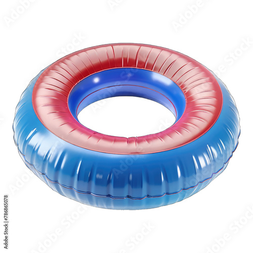 inflatable ring for swimming isolated on white background