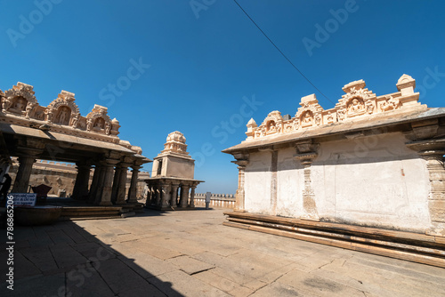 Serene Morning at Shravanabelagola Jain Temple Complex
