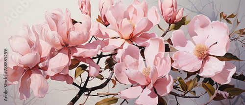 a many pink flowers that are in a vase photo