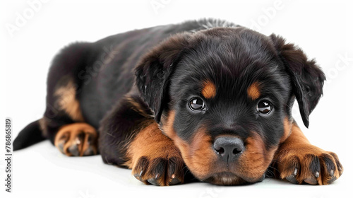 rottweiler puppy, puppy, white background, cute puppy, dog, mock up, photography,