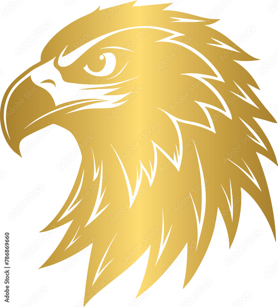 Ταπετσαρία Golden animal icon, golden eagle icon