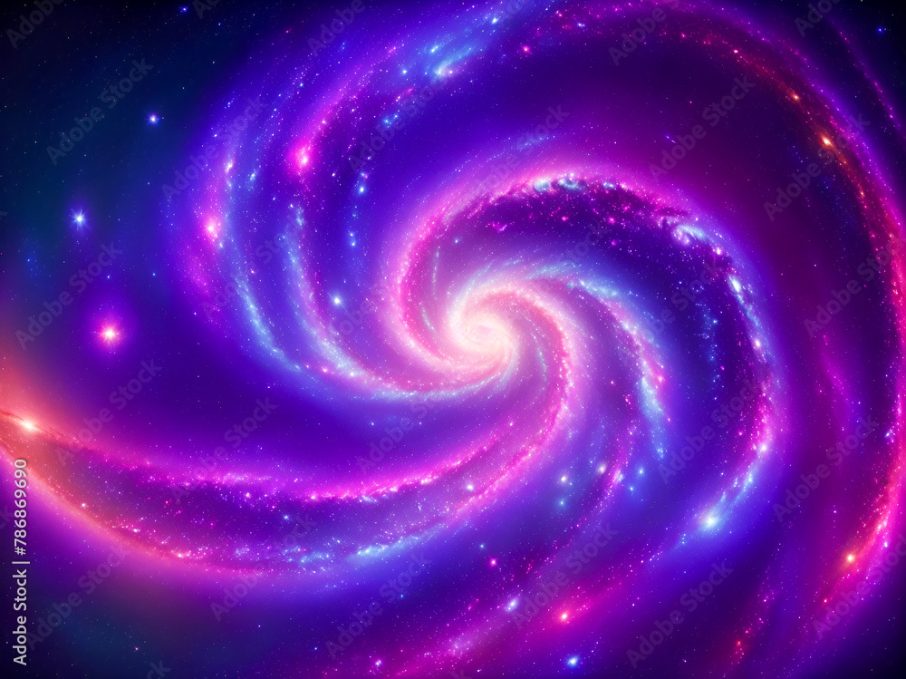 Obraz premium spiral galaxy background