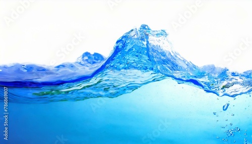 Water. Water splashes isolated on white background. Water splashes.