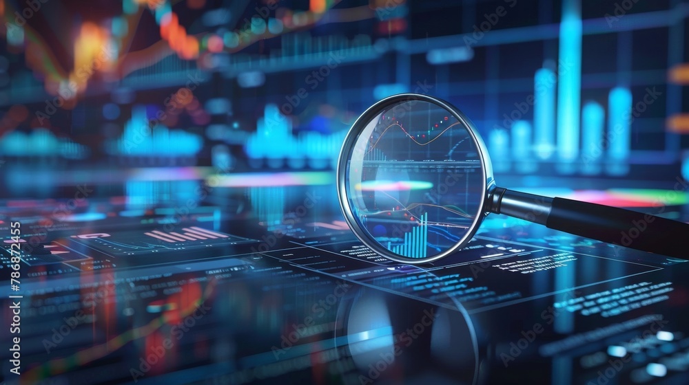 Business audit stock financial finance management on analysis data strategy with graph accounting marketing or report chart economy investment research profit concept Business audit stock financial finance management on analysis data strategy with graph accounting marketing or report chart economy investment research profit concept