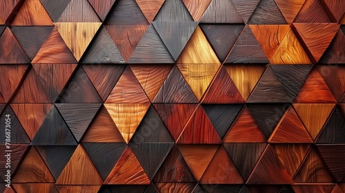 Geometric wood texture background
