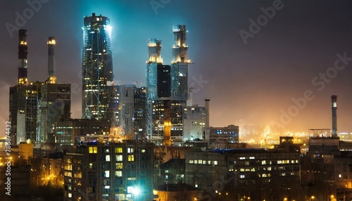 city skyline at night, city, skyline, building, cityscape, urban, architecture
