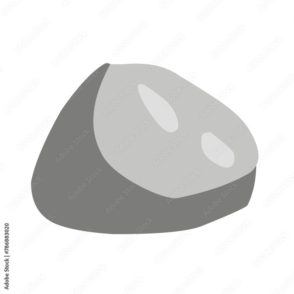 Stones and rocks flat style Stones and rocks flat style