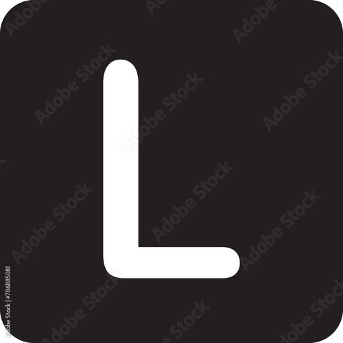 crossword icon letter l