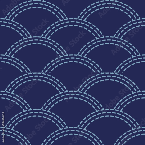 Geometric Asian Japanese Star Seamless Swatch Pattern Bundle Traditional Design - Background, Carpet, Rug, Wallpaper, Clothing, Wrapping Paper, Vector Illustration, Embroidery Style, Textile Ornament