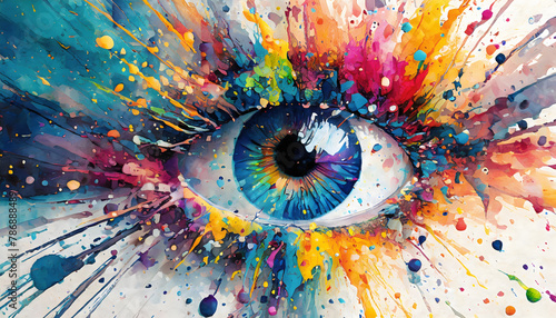 Vibrant eye