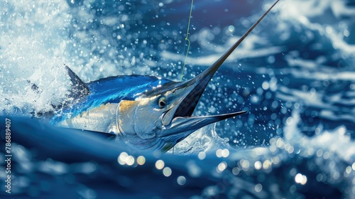 Explore the exciting world of sport fishing with a focus on the Blue Marlin, a large game fish that holds popularity among anglers for its size and thrilling fights