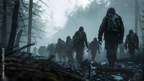 Survivors Outsmart Undead Horde in Haunting Forest Battleground