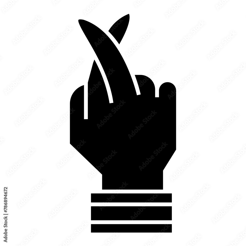 Hand gesture V sign for victory or peace vector icon for apps and websites Hand gesture V sign for victory or peace vector icon for apps and websites