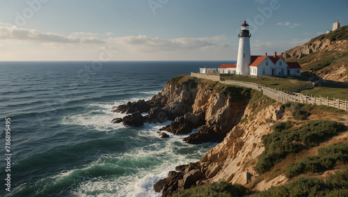lighthouse on the coast © Shahzaib
