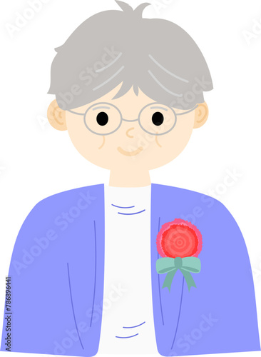 스승의 날 요소 (사람, 사람들, 상반신, 학생, 선생님, 카네이션 등)