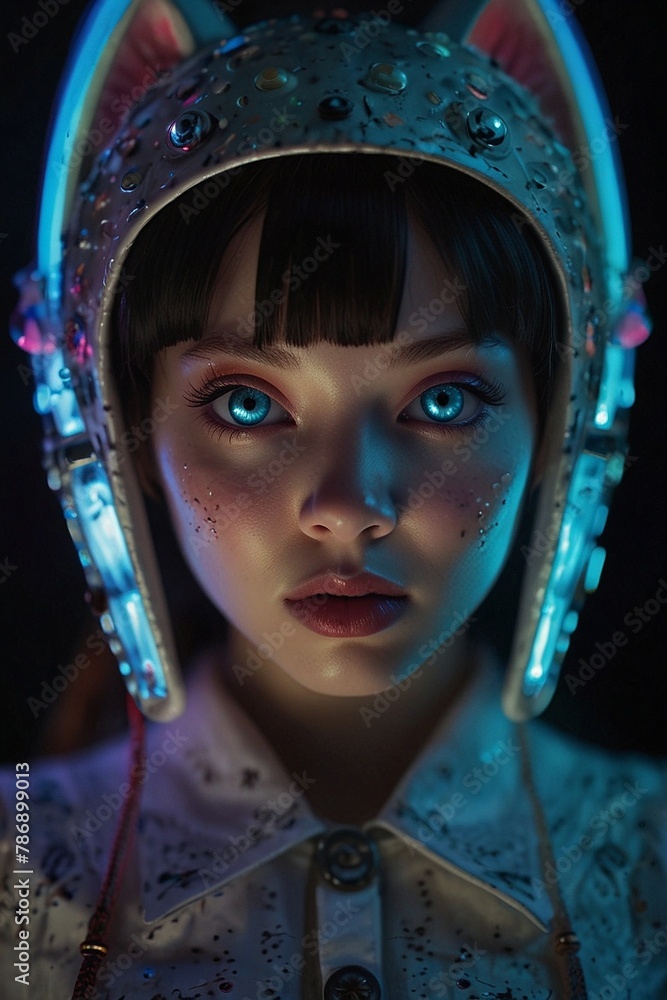 The Enigmatic Odyssey of a Running Creepy Little Japanese Girl with Bunny Ears The Enigmatic Odyssey of a Running Creepy Little Japanese Girl with Bunny Ears
