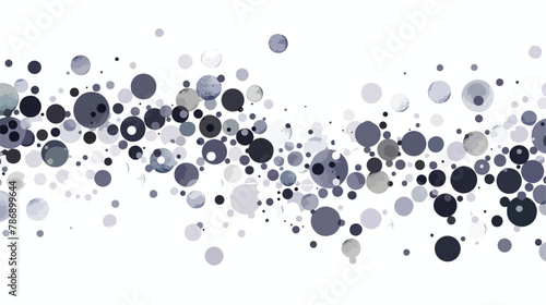 Bubbles Circle Dots Unique Gray White Bright Vector background