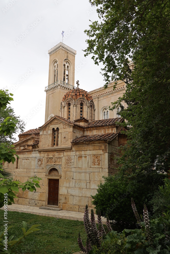 Holy Church of the Virgin Mary Gorgoepikoos and Saint Eleutherius old town of Plaka-Athens