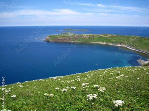 礼文島　岬めぐりコースの風景(スコトン岬,トド島,タタキ島)