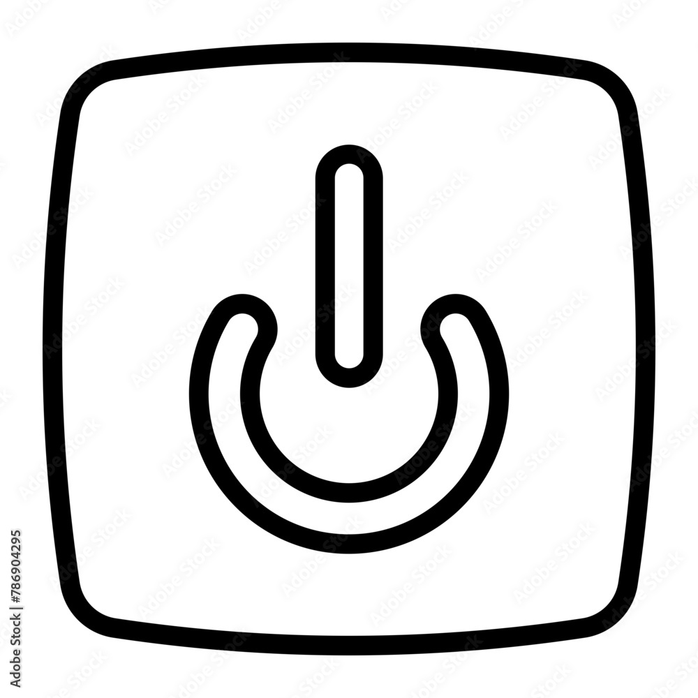 Power Vector Line Icon Power Vector Line Icon