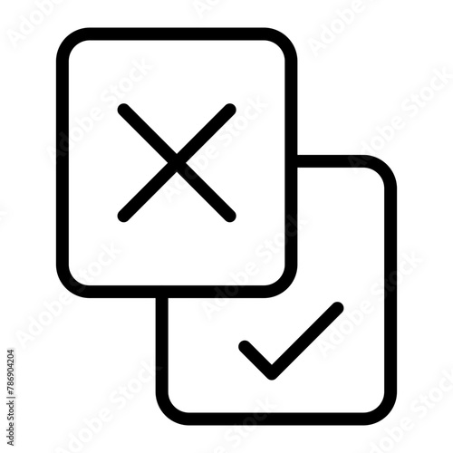 Ab Testing Vector Line Icon