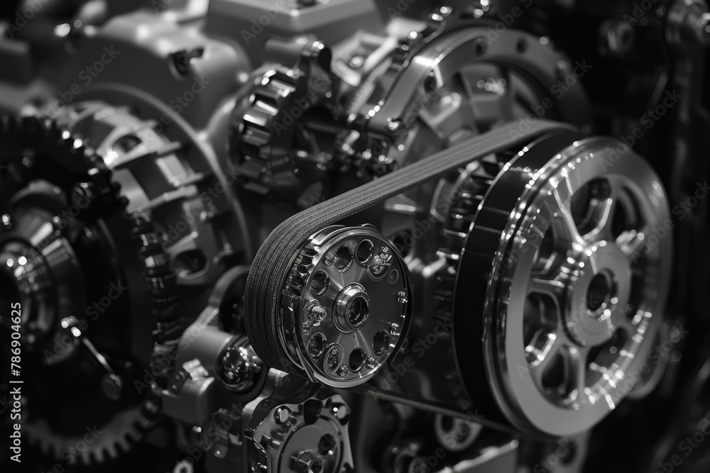 Detailed view of interconnected gears and machinery parts, illustrating industrial complexity and mechanical engineering.. Detailed view of interconnected gears and machinery parts, illustrating industrial complexity and mechanical engineering..