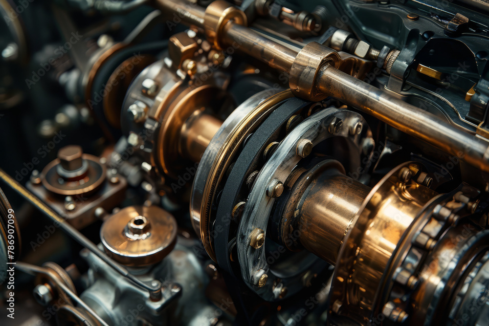 Detailed View of Industrial Machinery Components. Detailed View of Industrial Machinery Components.