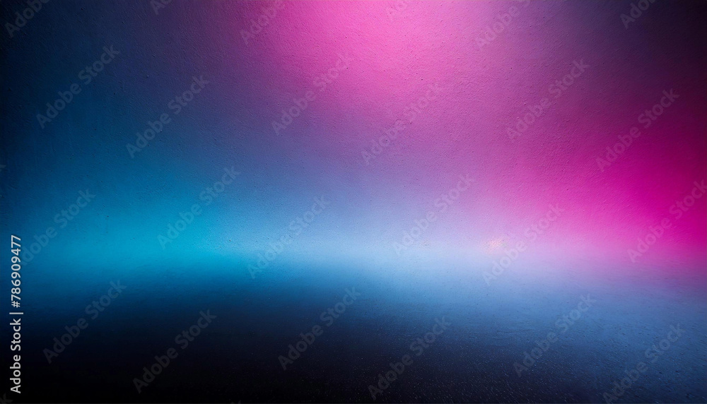 abstract blue pink background, grainy texture, space for text, glow