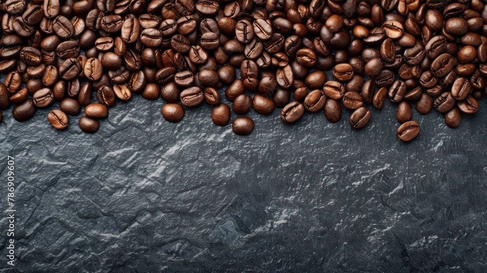 Black Background Enhanced with Scattered Coffee Beans
Black Background Enhanced with Scattered Coffee Beans