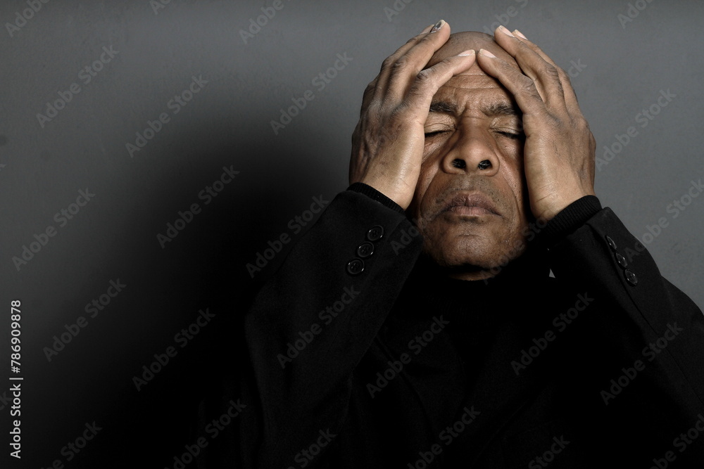 praying to God with hands together on grey black background with people stock image stock photo praying to God with hands together on grey black background with people stock image stock photo