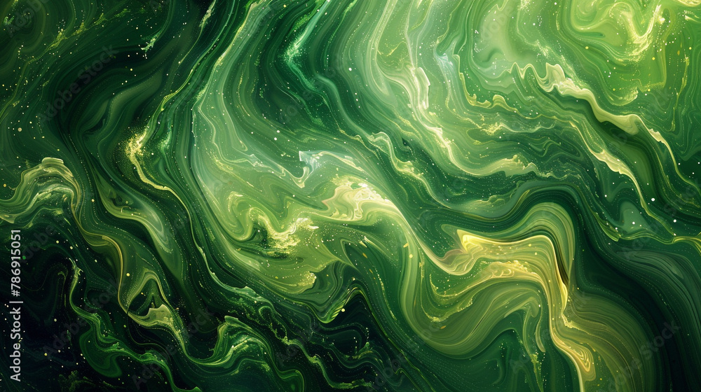 Discover the mesmerizing beauty of an abstract green nature landscape wallpaper background illustration, brought to life through Generative AI Technology. Discover the mesmerizing beauty of an abstract green nature landscape wallpaper background illustration, brought to life through Generative AI Technology.