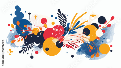 Christmas abstraction. Vector illustration for design