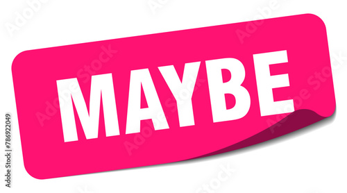 maybe sticker. maybe label